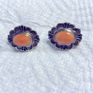 Don Lucas Pink Coral Earrings